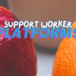 Comparing support worker platforms.